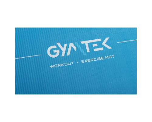 Килимок для фітнесу та йоги Gymtek NBR 1,5 см блакитний