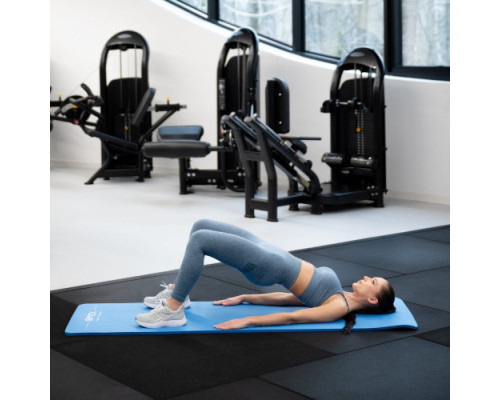 Килимок для фітнесу та йоги Gymtek NBR 1,5 см блакитний