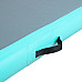 Килимок надувний Airtrack inSPORTline Airstunt 300x100x10 см, сіро-бірюзовий