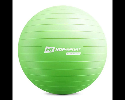 Фітбол Hop-Sport 65 см зелений + насос