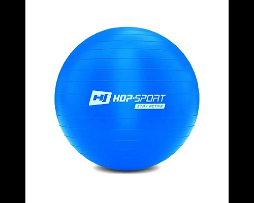 Фітбол Hop-Sport 65 см синій + насос
