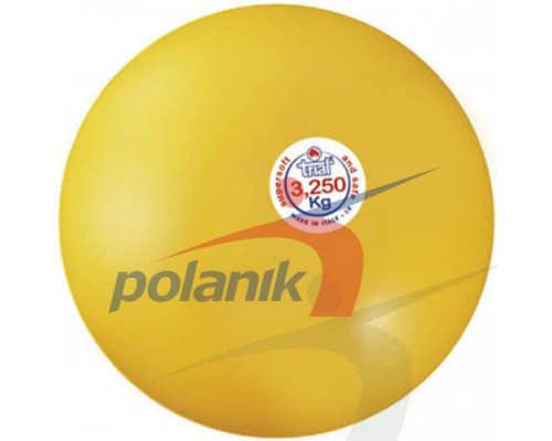 М'яч гумовий TRIAL суперм'який 3,25 кг жовтий