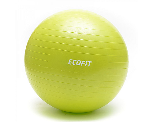Гімнастичний м’яч Ecofit MD1225 75 см, жовтий