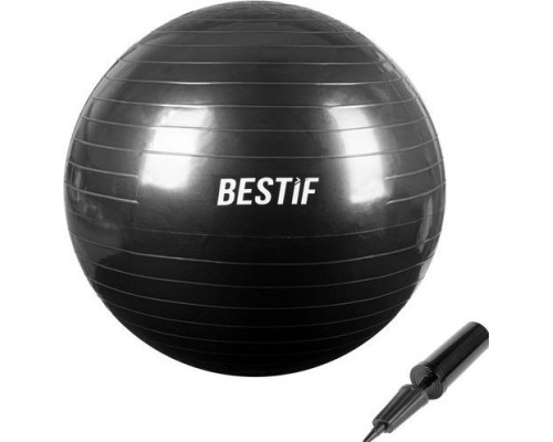 Гімнастичний м'яч Bestif BPG01 65cm - чорний Гімнастичний м'яч Bestif BPG01 65cm - чорний