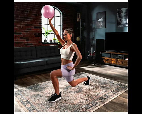 Фітбол Hop-Sport 25 см рожевий