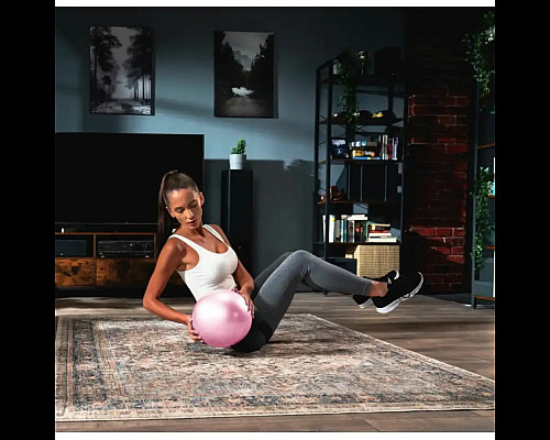 Фітбол Hop-Sport 25 см рожевий