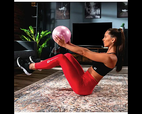 Фітбол Hop-Sport 25 см рожевий