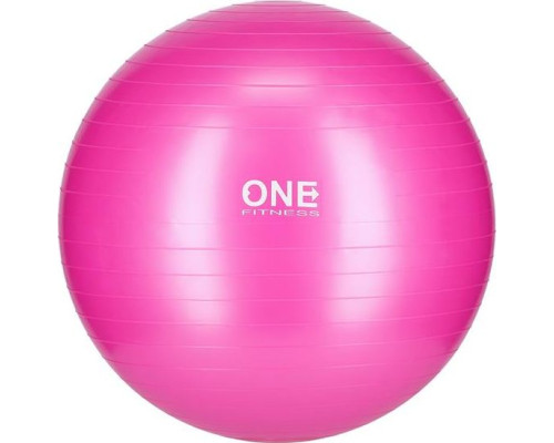 One Fitness Piłka do ćwiczeń Gym Ball 10 55cm pink One Fitness Piłka do ćwiczeń Gym Ball 10 55cm pink