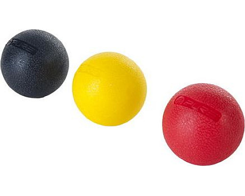 Набір реабілітаційних м'ячів Pure2Improve Massage Ball - червоний, жовтий, чорний/ 3 шт.