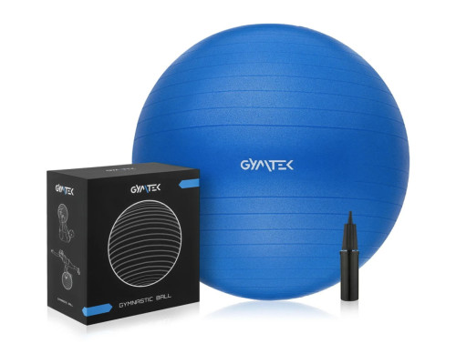 Фітбол Gymtek 65 см синій + насос