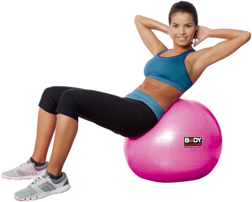 Гімнастичний м'яч Body Sculpture Anti-Burst 56cm - рожевий Гімнастичний м'яч Body Sculpture Anti-Burst 56cm - рожевий