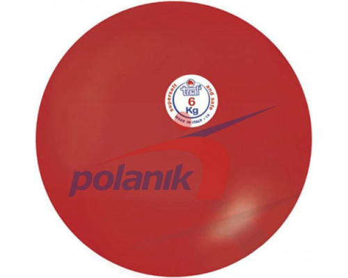 М'яч гумовий TRIAL суперм'який 6 кг червоний