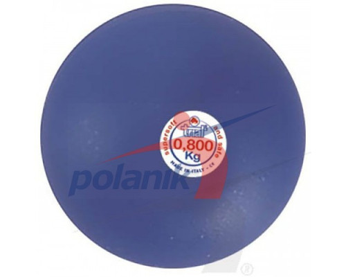 М'яч гумовий TRIAL super soft 0,80 кг синій