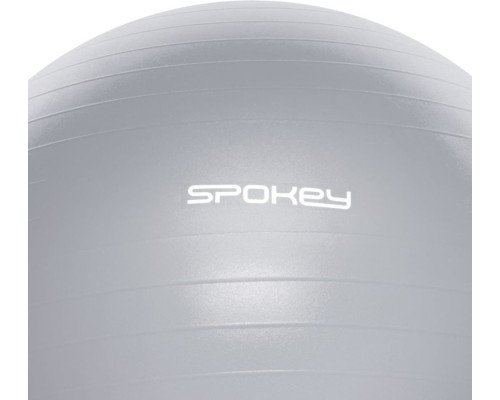 Гімнастичний м'яч Spokey Anti-Burst 75cm Fitball III (921022) - сірий Гімнастичний м'яч Spokey Anti-Burst 75cm Fitball III (921022) - сірий