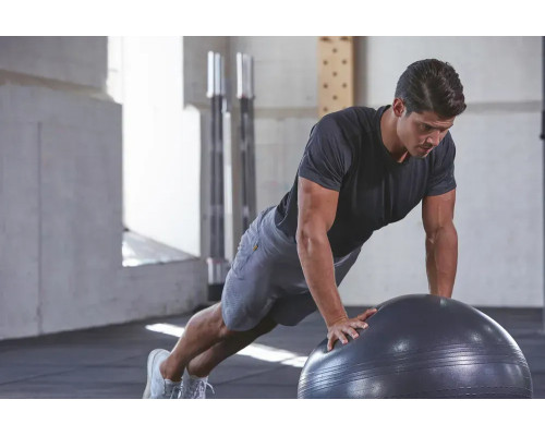 Фітбол Adidas Gymball 55 см, сірий