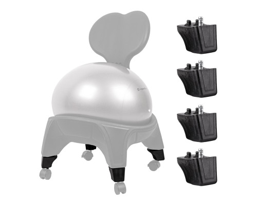 Подовжувач для реабілітаційного крісла з м’ячем inSPORTline EGG-Chair – 4 шт. Подовжувач для реабілітаційного крісла з м’ячем inSPORTline EGG-Chair – 4 шт.