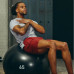 Фітбол Adidas Gymball 65 см, чорний
