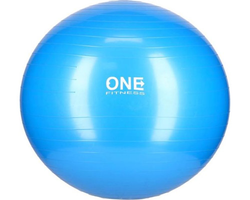 Гімнастичний м'яч One Fitness Gym Ball 10 65cm - блакитний