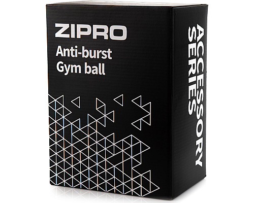 М'яч гімнастичний Zipro Anti-Burst 65 см, чорний М'яч гімнастичний Zipro Anti-Burst 65 см, чорний