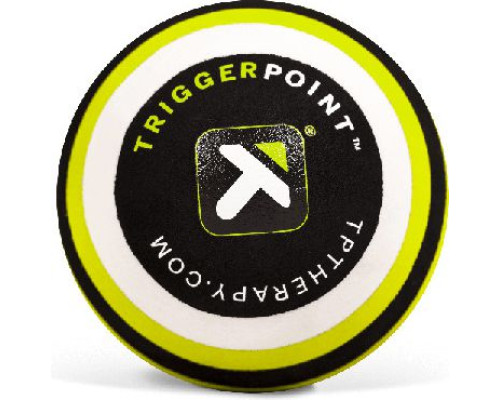 Масажний м'яч для лікування тригерних точок Trigger Point Therapy MB1 - чорно-салатовий Масажний м'яч для лікування тригерних точок Trigger Point Therapy MB1 - чорно-салатовий