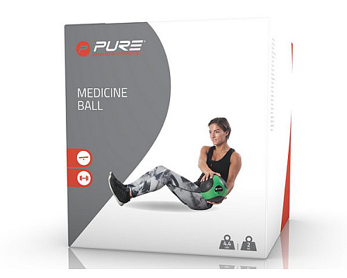 Медичний м'яч Pure2Improve 2 кг MEDICINE BALL