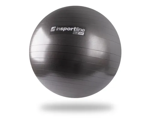 М'яч гімнастичний для занять фітнесом inSPORTline Lite Ball 55 см - Чорний