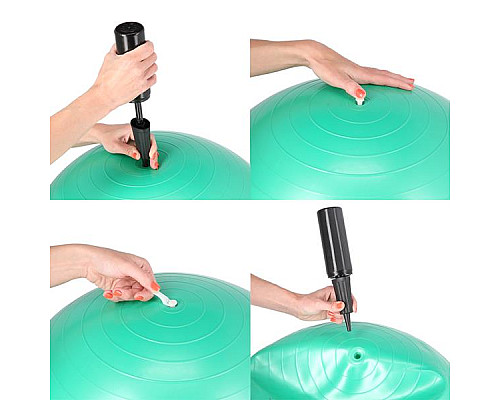 Гімнастичний м'яч HMS YB01, чорний