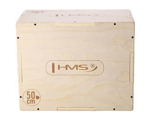 Пліометричний бокс DSC04 50x40x30CM HMS, бежевий