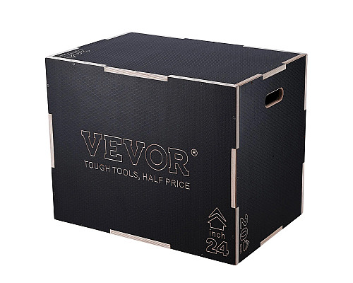 Пліометричний бокс VEVOR 30/24/20 дюймів, чорний