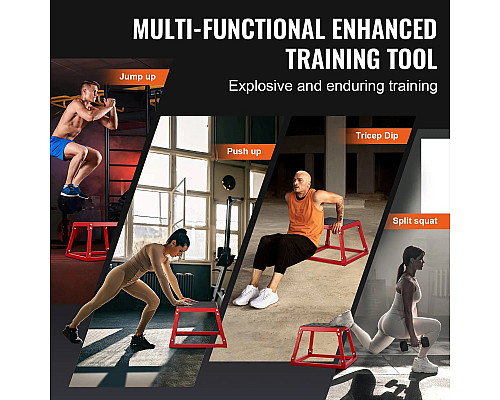 Пліометричний бокс VEVOR СС-Р-12, червоний