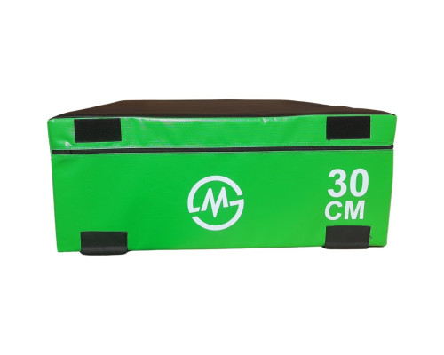 Пліометричний бокс MASTER Plyo Box Soft, чорно-зелений