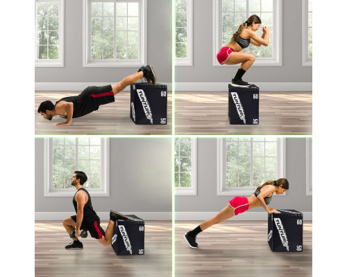 Пліометричний бокс Tunturi Plyo 40 х 50 х 60 см