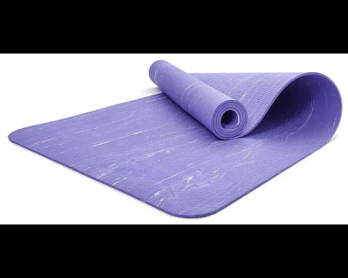 Килимок для йоги Reebok Camo Yoga Mat 5 мм, фіолетовий