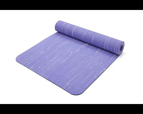 Килимок для йоги Reebok Camo Yoga Mat 5 мм, фіолетовий