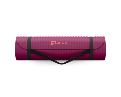 Коврик для йоги Hop-Sport HS-NB010GM NBR 1см ягідний Коврик для йоги Hop-Sport HS-NB010GM NBR 1см ягідний