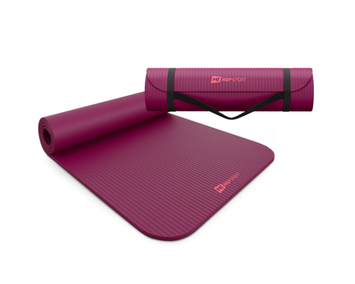 Коврик для йоги Hop-Sport HS-NB010GM NBR 1см ягідний Коврик для йоги Hop-Sport HS-NB010GM NBR 1см ягідний