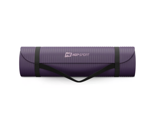 Коврик для йоги Hop-Sport HS-NB010GM NBR 1см баклажановий Коврик для йоги Hop-Sport HS-NB010GM NBR 1см баклажановий