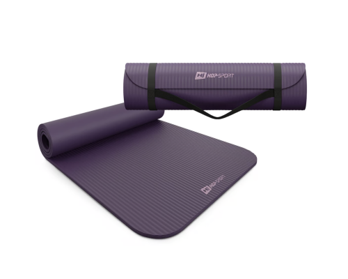 Коврик для йоги Hop-Sport HS-NB010GM NBR 1см баклажановий Коврик для йоги Hop-Sport HS-NB010GM NBR 1см баклажановий