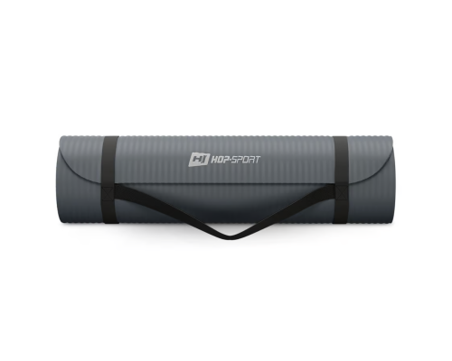 Коврик для йоги Hop-Sport HS-NB010GM NBR 1см графітовий Коврик для йоги Hop-Sport HS-NB010GM NBR 1см графітовий