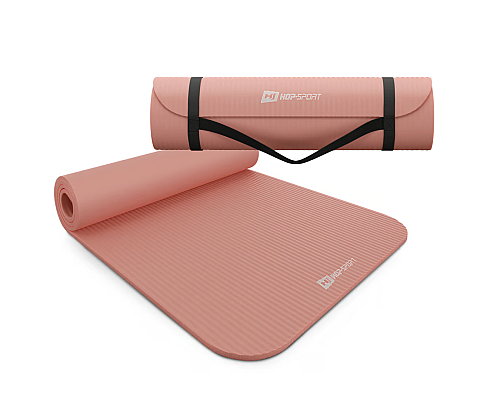 Коврик для йоги Hop-Sport HS-NB010GM NBR 1см персиковий Коврик для йоги Hop-Sport HS-NB010GM NBR 1см персиковий