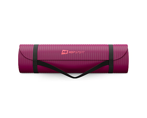 Коврик для йоги Hop-Sport HS-NB015GM NBR 1,5см ягідний Коврик для йоги Hop-Sport HS-NB015GM NBR 1,5см ягідний