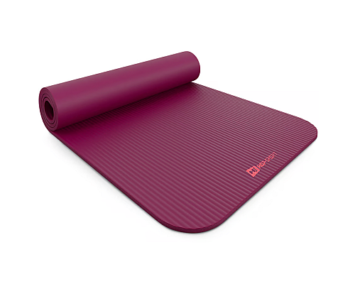 Коврик для йоги Hop-Sport HS-NB015GM NBR 1,5см ягідний Коврик для йоги Hop-Sport HS-NB015GM NBR 1,5см ягідний
