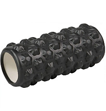 Ролик для йоги Ecofit MDF021, чорний