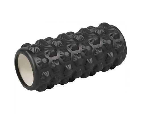 Ролик для йоги Ecofit MDF021, чорний