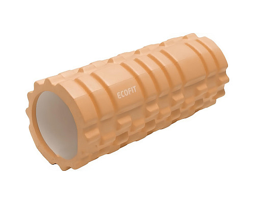 Ролик для йоги Ecofit MDF001, помаранчевий