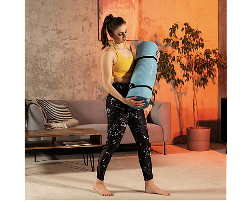 Коврик для йоги Hop-Sport HS-NB020GM NBR 2см світлий морський Коврик для йоги Hop-Sport HS-NB020GM NBR 2см світлий морський
