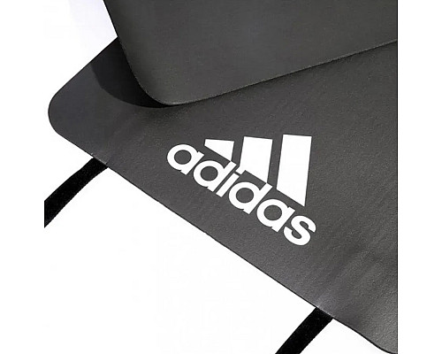 Килимок для фітнесу Adidas 10 мм, чорний