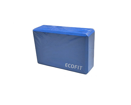 Блок для йоги Ecofit MD1219, синій