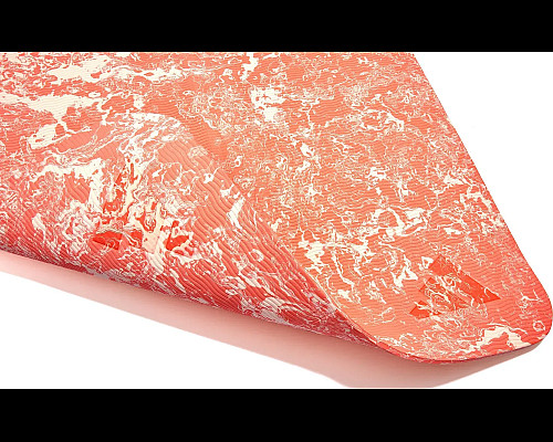 Килимок для йоги Adidas Camo Yoga Matte 5 мм, кораловий