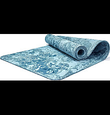 Килимок для йоги Adidas Camo Yoga Matte 5 мм, блакитний